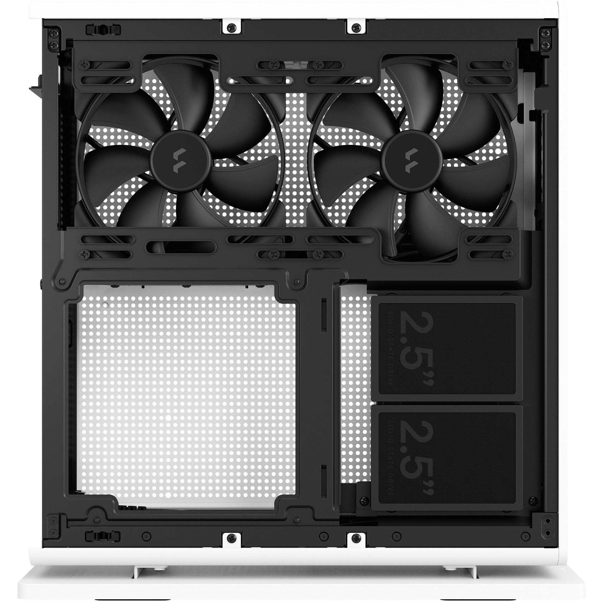 Fractal Design | Ridge | FD-C-RID1N-02 | Side window | Mini ITX | SFX, SFX-L | Baltas