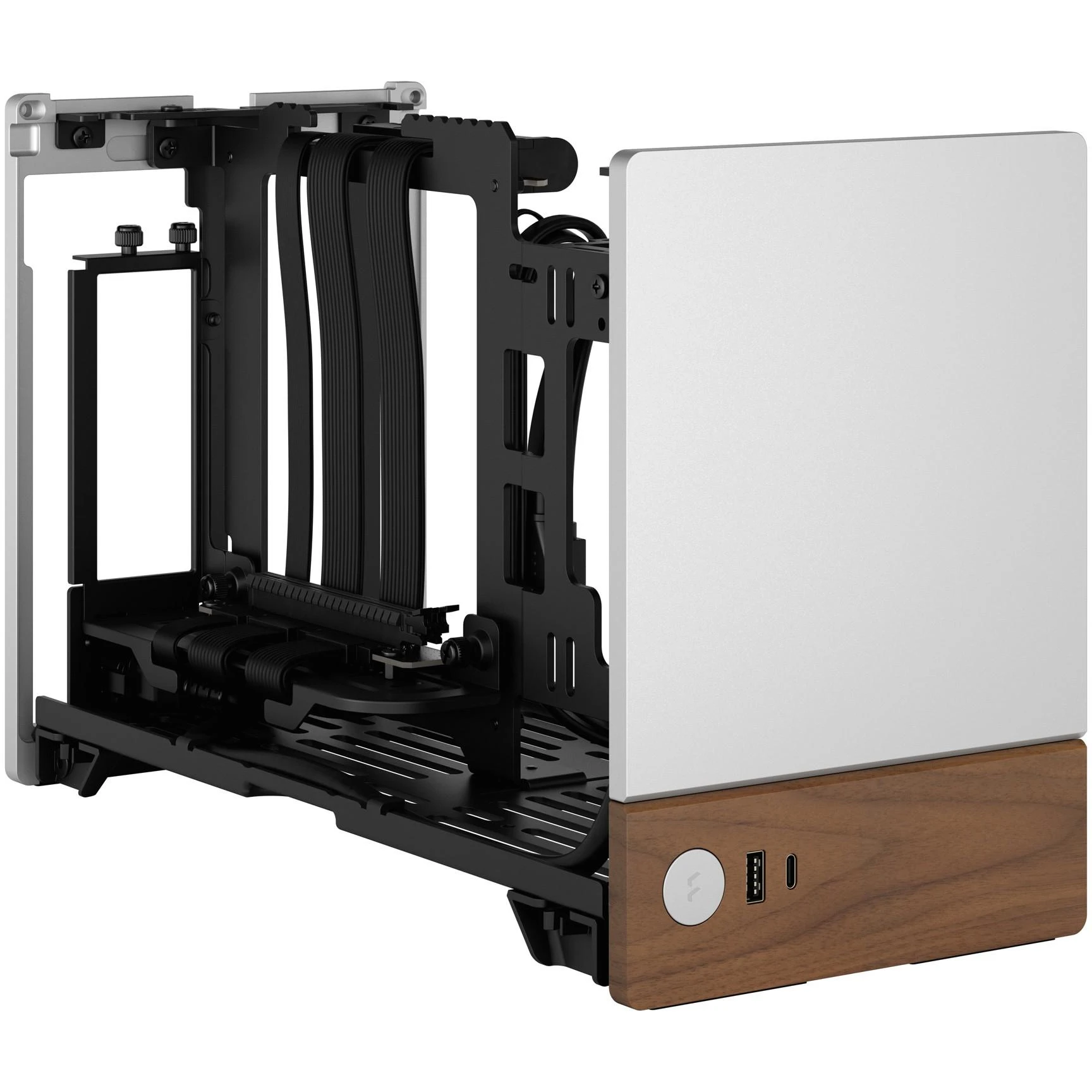 Fractal Design Fraktalų dizainas | PC dėklas | Terra | Sidabras | Mini ITX