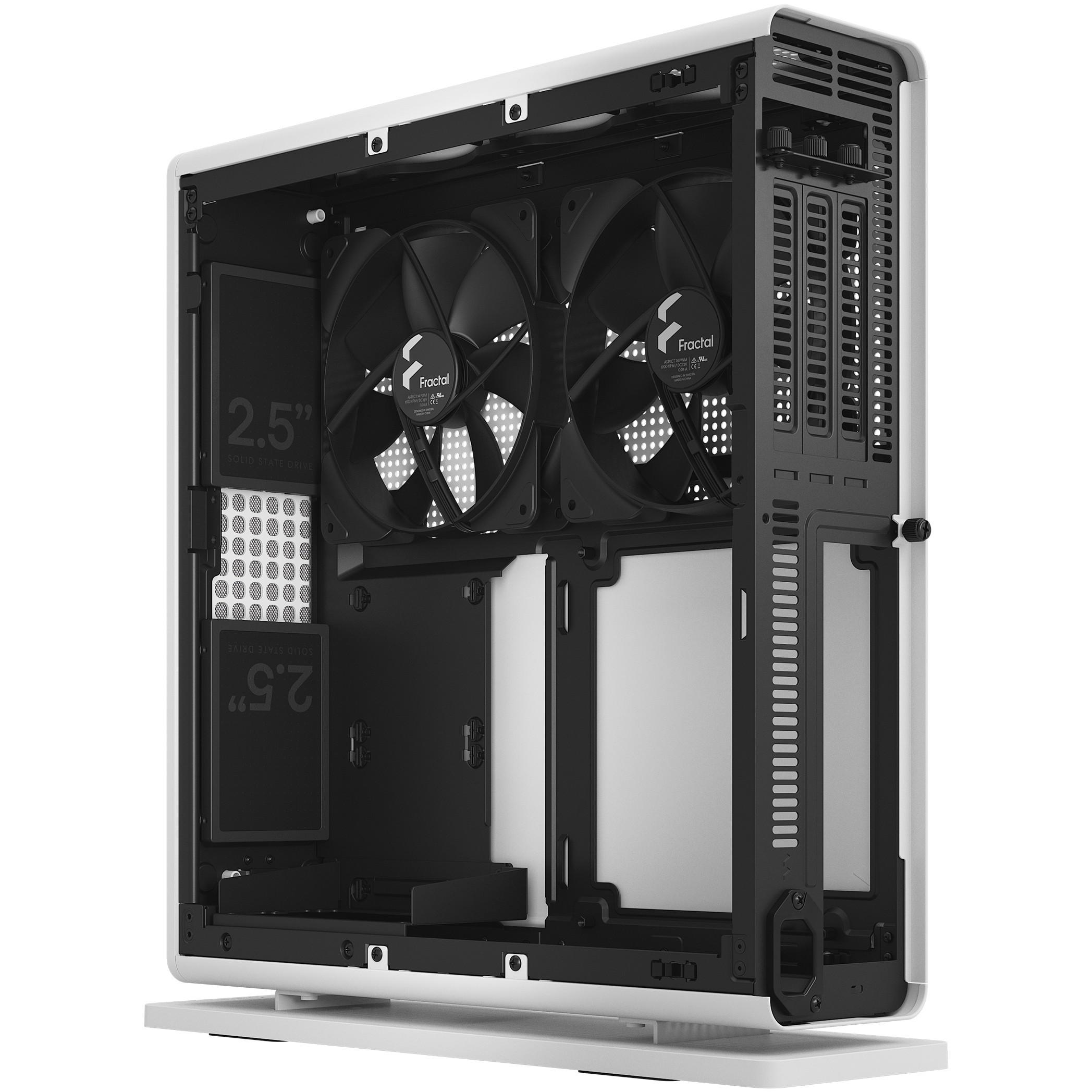 Fractal Design | Ridge | FD-C-RID1N-02 | Side window | Mini ITX | SFX, SFX-L | Baltas