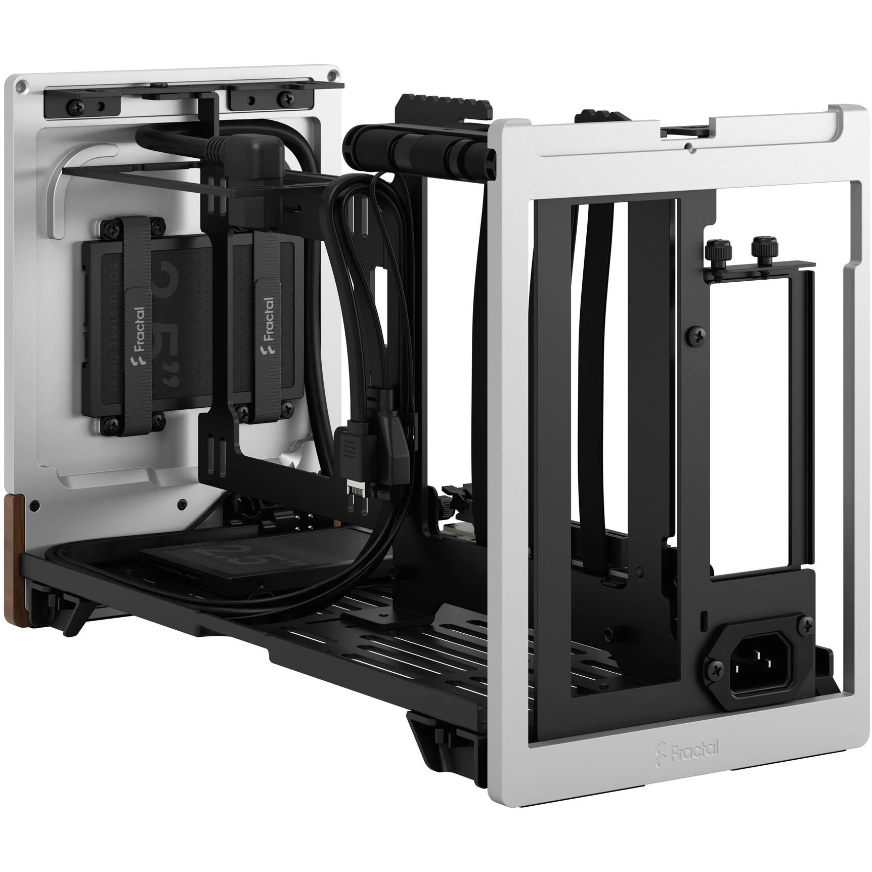 Fractal Design Fraktalų dizainas | PC dėklas | Terra | Sidabras | Mini ITX