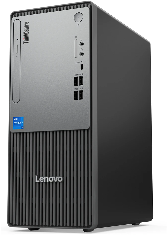 Stacionarus kompiuteris „Lenovo ThinkCentre Neo 50t Tower“ 12UD0045GE – „Intel i5-14400“, 16 GB DDR5 RAM, 512 GB SSD, „Intel UHD 730“ vaizdo plokštė, DOS