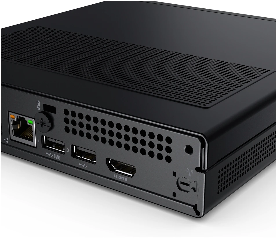 Stacionarus kompiuteris „Lenovo ThinkCentre V100q Tiny 13GE003WGE“ – „Intel Core i3-N305“, 16 GB DDR5 RAM, 256 GB SSD, „Intel UHD“ vaizdo plokštė, „Windows 11“
