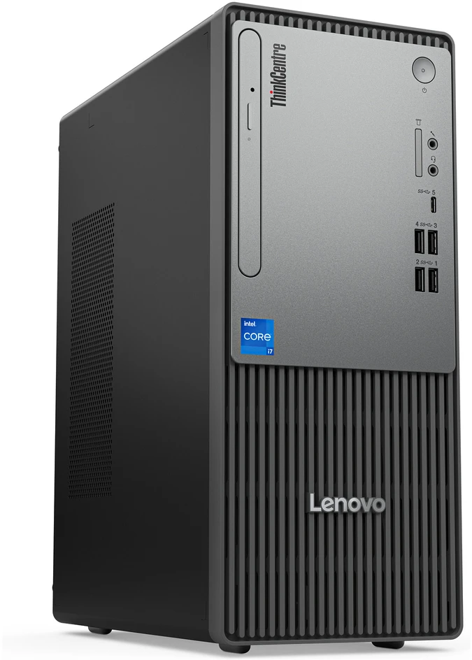 Stacionarus kompiuteris „Lenovo ThinkCentre Neo 50t Tower“ 12UD0045GE – „Intel i5-14400“, 16 GB DDR5 RAM, 512 GB SSD, „Intel UHD 730“ vaizdo plokštė, DOS