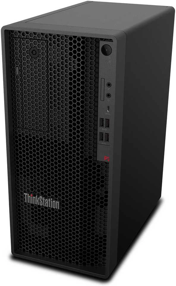 Stacionarus kompiuteris Lenovo ThinkStation P2 Tower Gen 2 (30JQ0043GE), PC-System - juodas, Windows 11 Pro