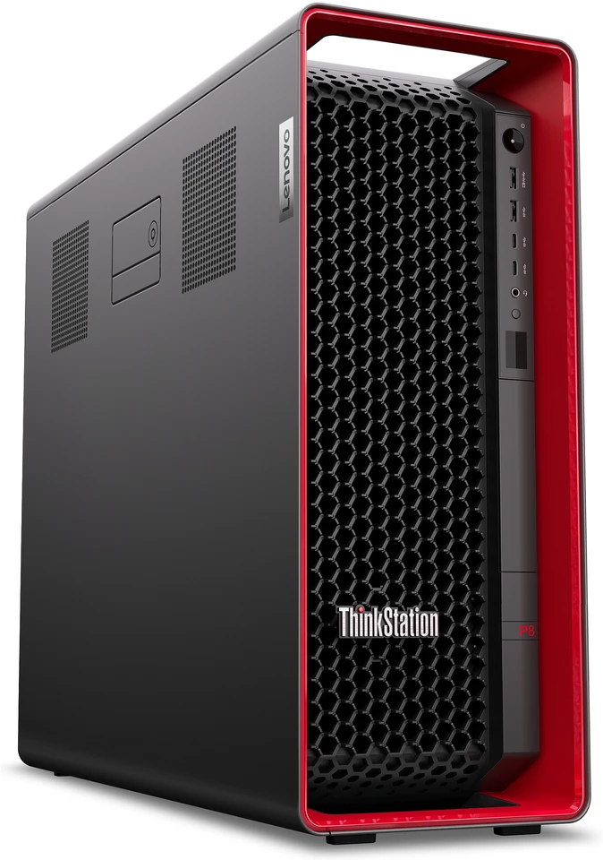Stacionarus kompiuteris Kompiuteris Lenovo TS/ThinkStation P8 / AMD Threadripper PRO 9955WX 4,5 GHz | Turbo 5,4 GHz 64 MB L3 | 16 branduolių | 32 gijos / 128GB / 1024GB / be GFX (pasirinktinai) / Windows 11 Pro 64 / 3 metai