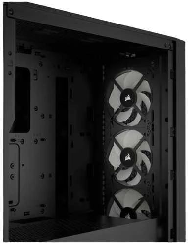 „Corsair“ | RGB grūdinto stiklo kompiuterio korpusas | 3000D | Juodas | Vidutinio dydžio bokštas | ATX