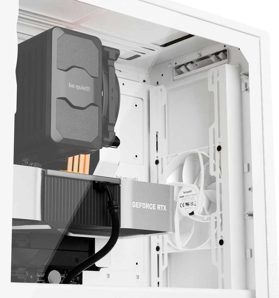 Be Quiet! PURE BASE 501 Airflow Window Baltas Midi Tower