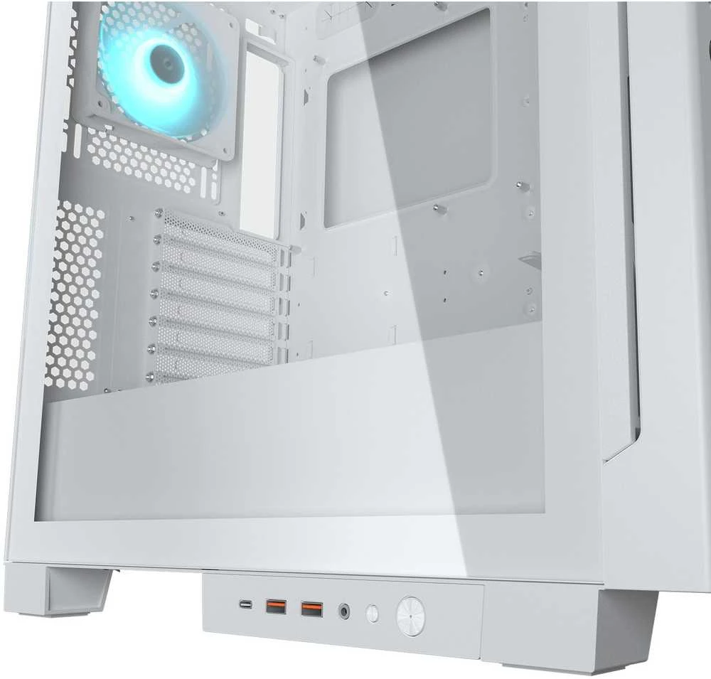 COUGAR CGR-5YA2W-RGB „Midi Tower“ Balta