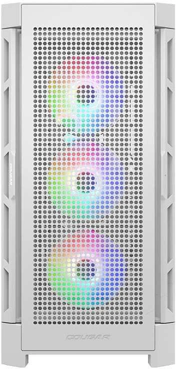 COUGAR DUOFACE PRO RGB PC Dėklas, Mid Tower, Baltas