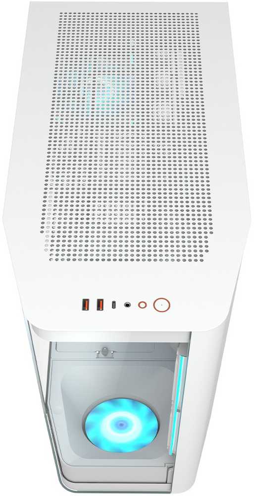 COUGAR CGR-58M6W-RGB „Midi Tower“ Balta