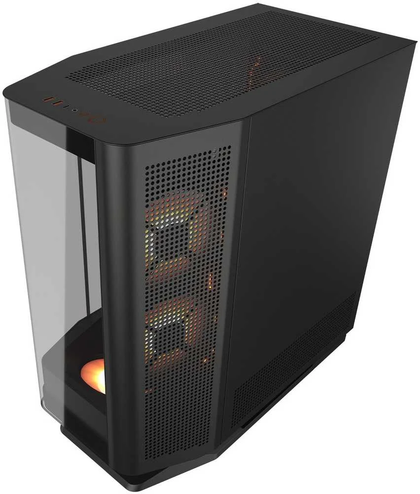COUGAR CGR-58M6B-RGB „Midi Tower“ Juoda