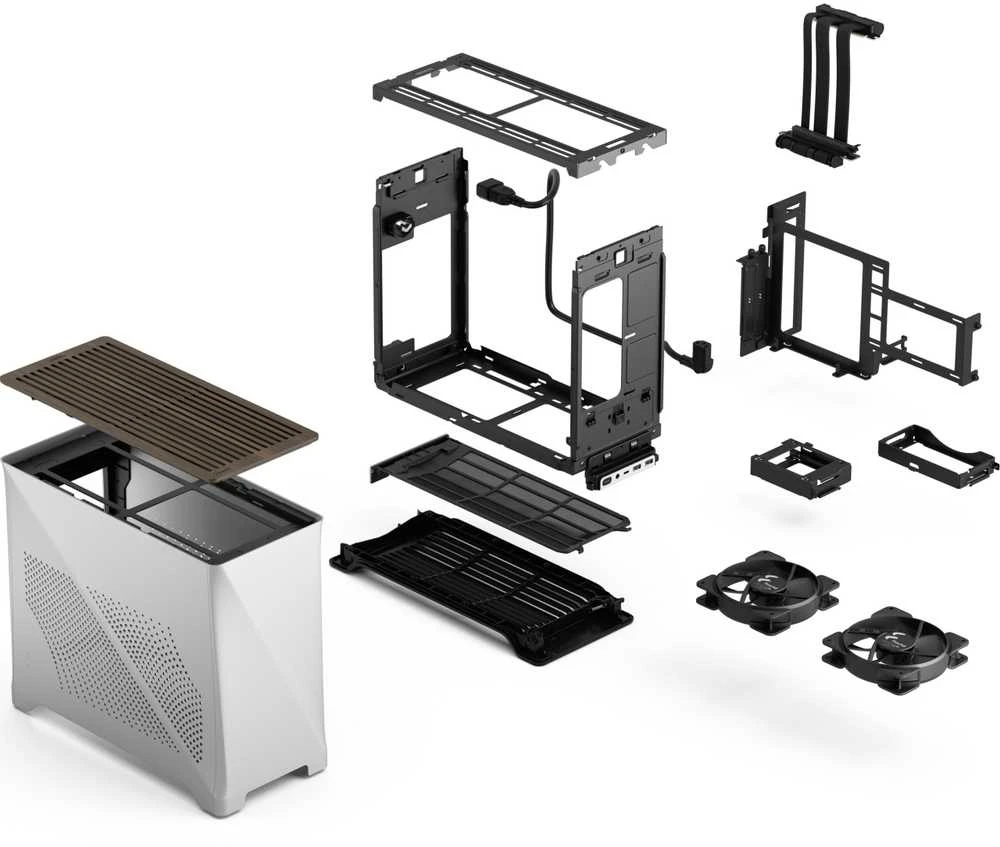 Fractal Design Computer Case | Era 2 | Sidabrinis | mITX | SFX / SFX-L