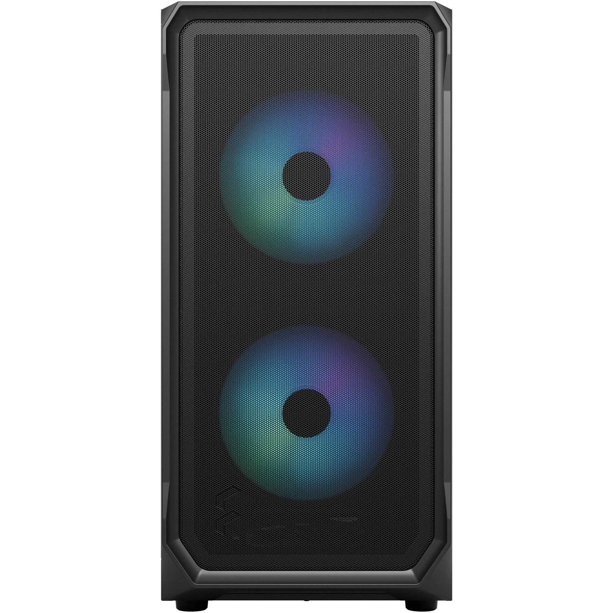„Fractal Design“ | „Focus 2“ | Šoninis langas | RGB Juodas TG skaidraus atspalvio | Midi bokštas | ATX