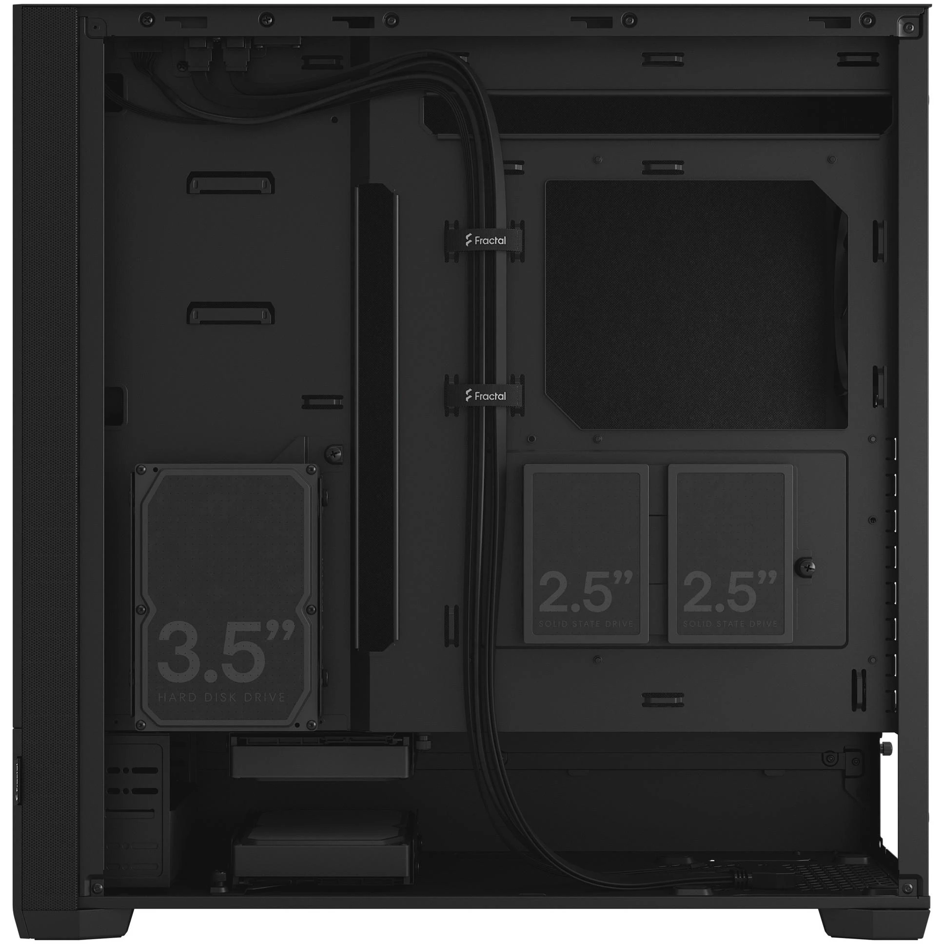 „Fractal Design“ | „Pop XL“ | Šoninis langas | Juodas Solid | E-ATX iki 280 mm, ATX, mATX, Mini ITX | ATX