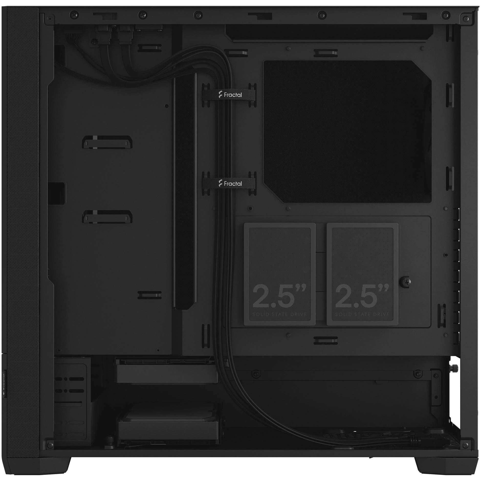 „Fractal Design“ | „Pop Silent“ | Šoninis langas | Juodas Solid | ATX, mATX, Mini ITX | ATX