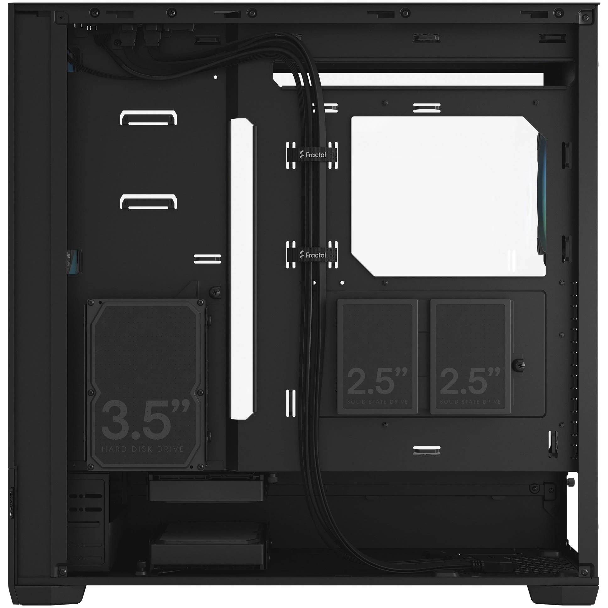 „Fractal Design“ | „Pop XL Air RGB“ | Šoninis langas | Juodas TG skaidraus atspalvio | E-ATX iki 280 mm, ATX, mATX, Mini ITX | ATX