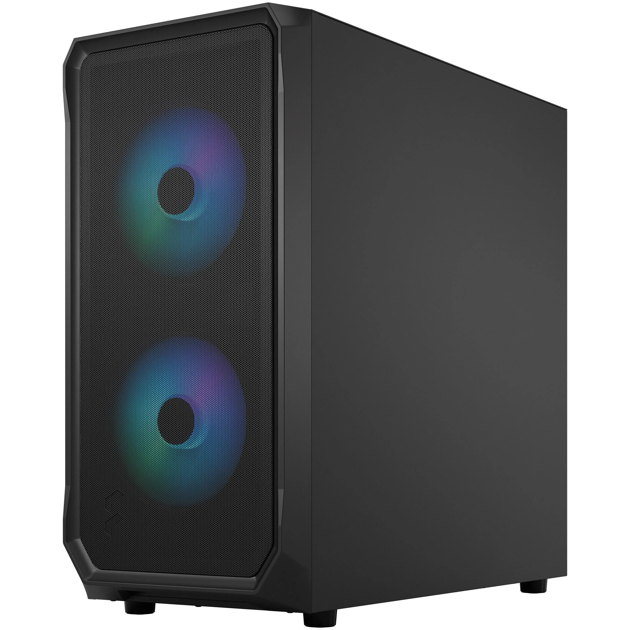 „Fractal Design“ | „Focus 2“ | Šoninis langas | RGB Juodas TG skaidraus atspalvio | Midi bokštas | ATX