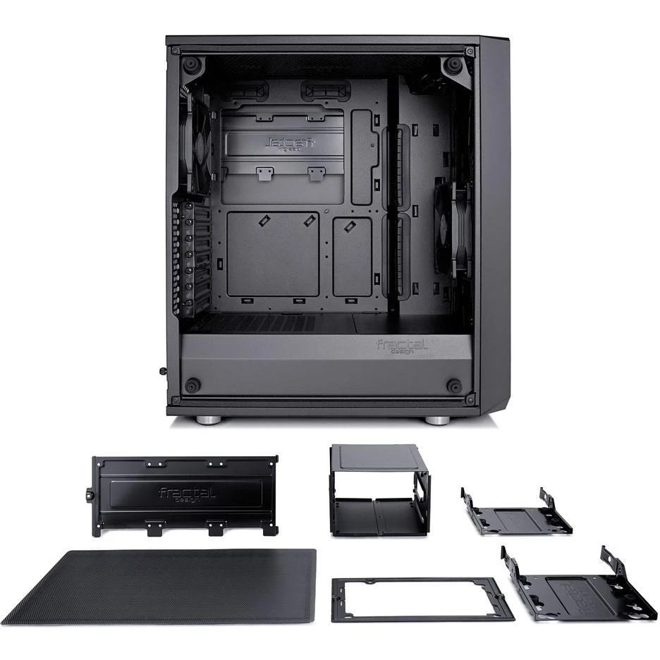 Korpusas Fractal Design Meshify C – Dark TG FD-CA-MESH-C-BKO-TG