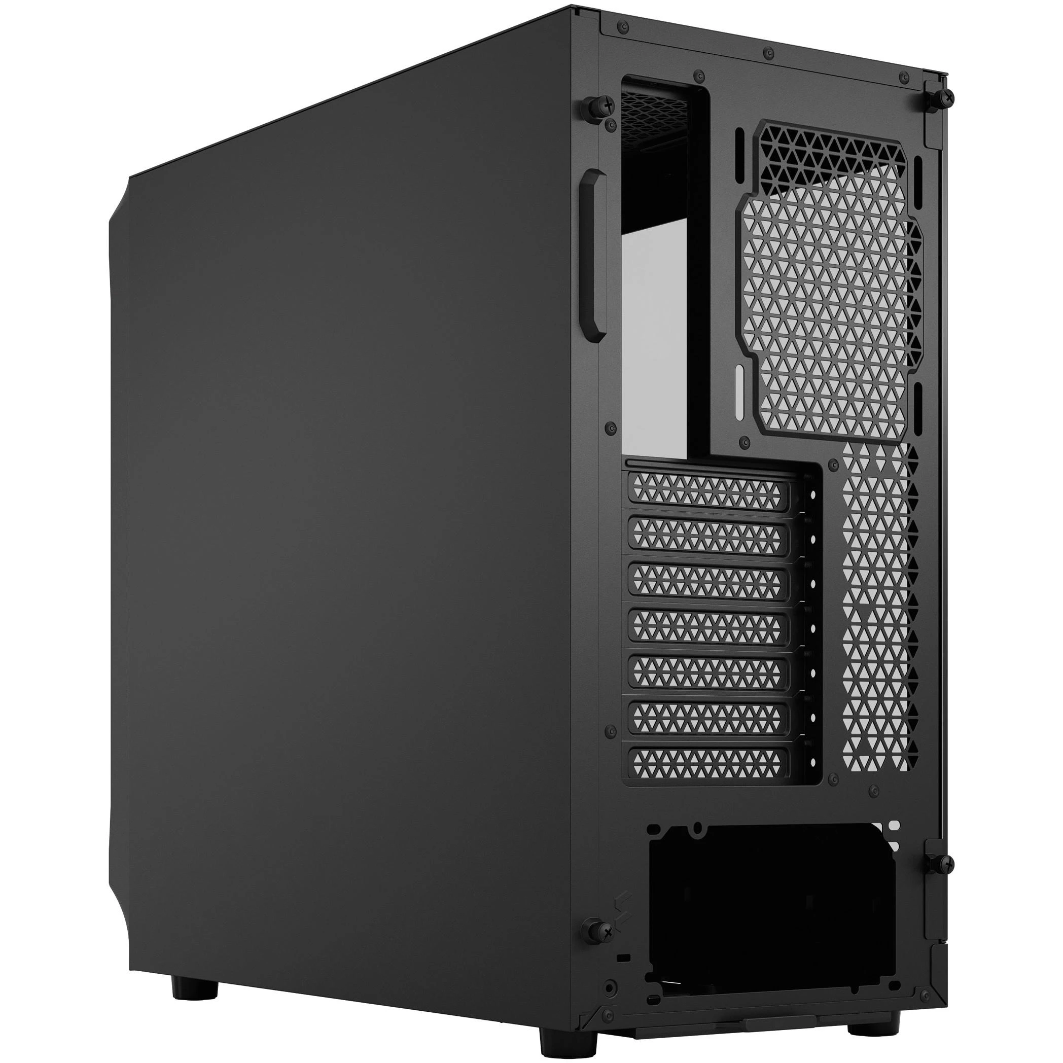 „Fractal Design“ | „Focus 2“ | Šoninis langas | Juodas TG skaidraus atspalvio | Midi bokštas | ATX