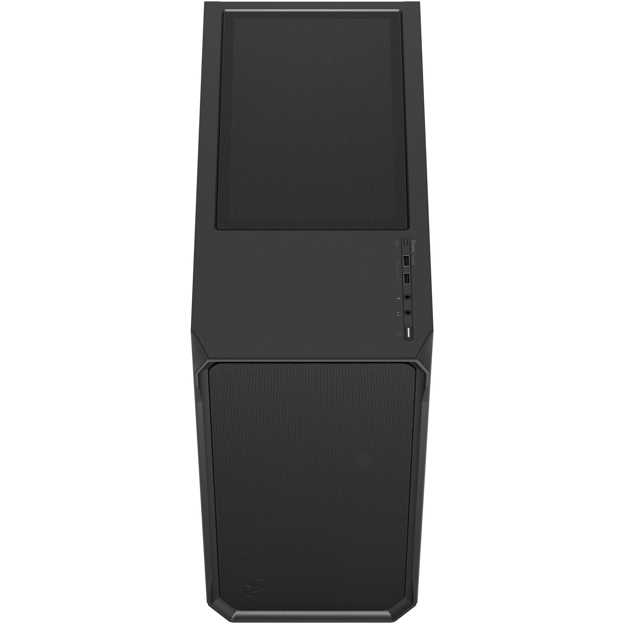 „Fractal Design“ | „Focus 2“ | Šoninis langas | Juodas TG skaidraus atspalvio | Midi bokštas | ATX