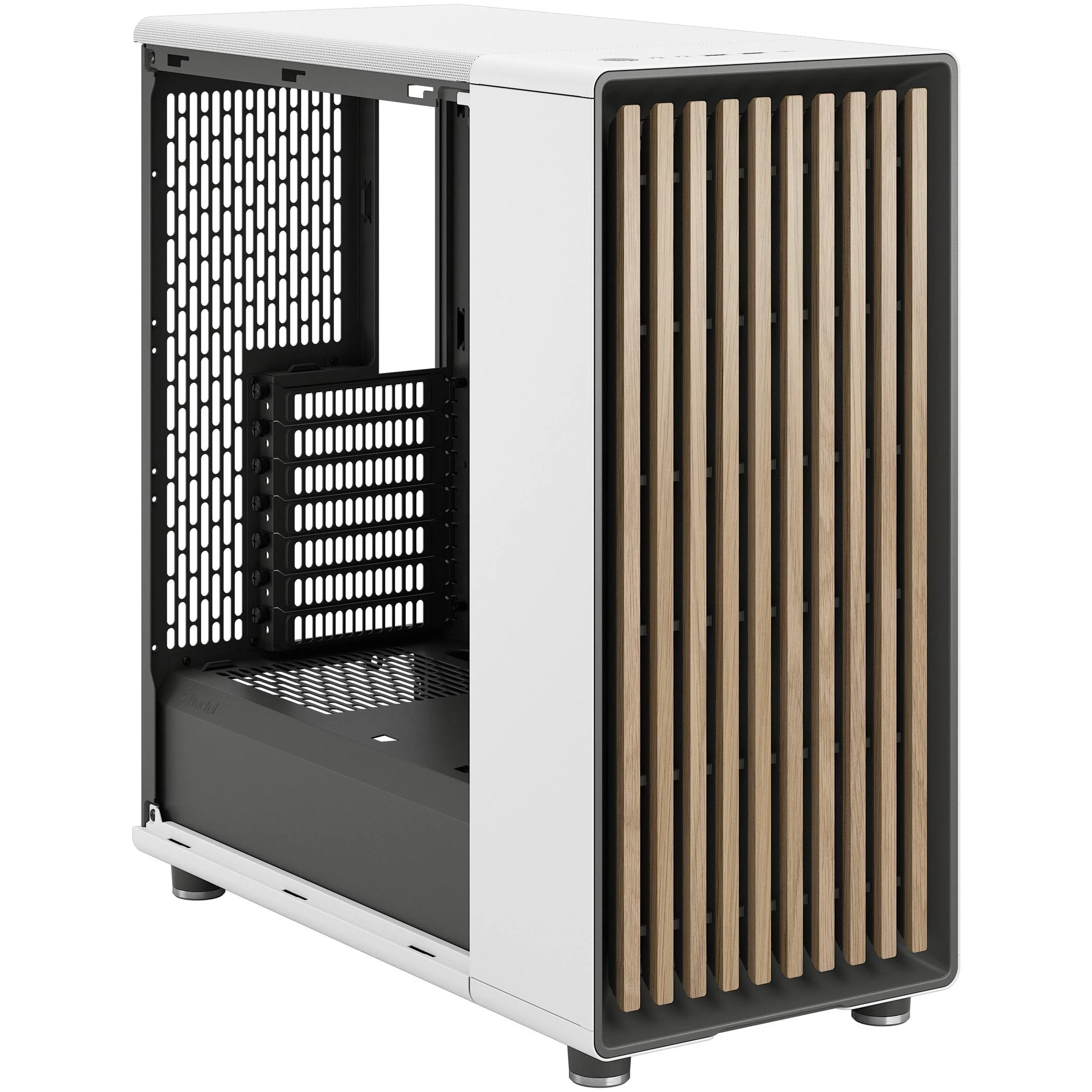 Fractal Design North (Chalk White TGC) kompiuterio korpusas