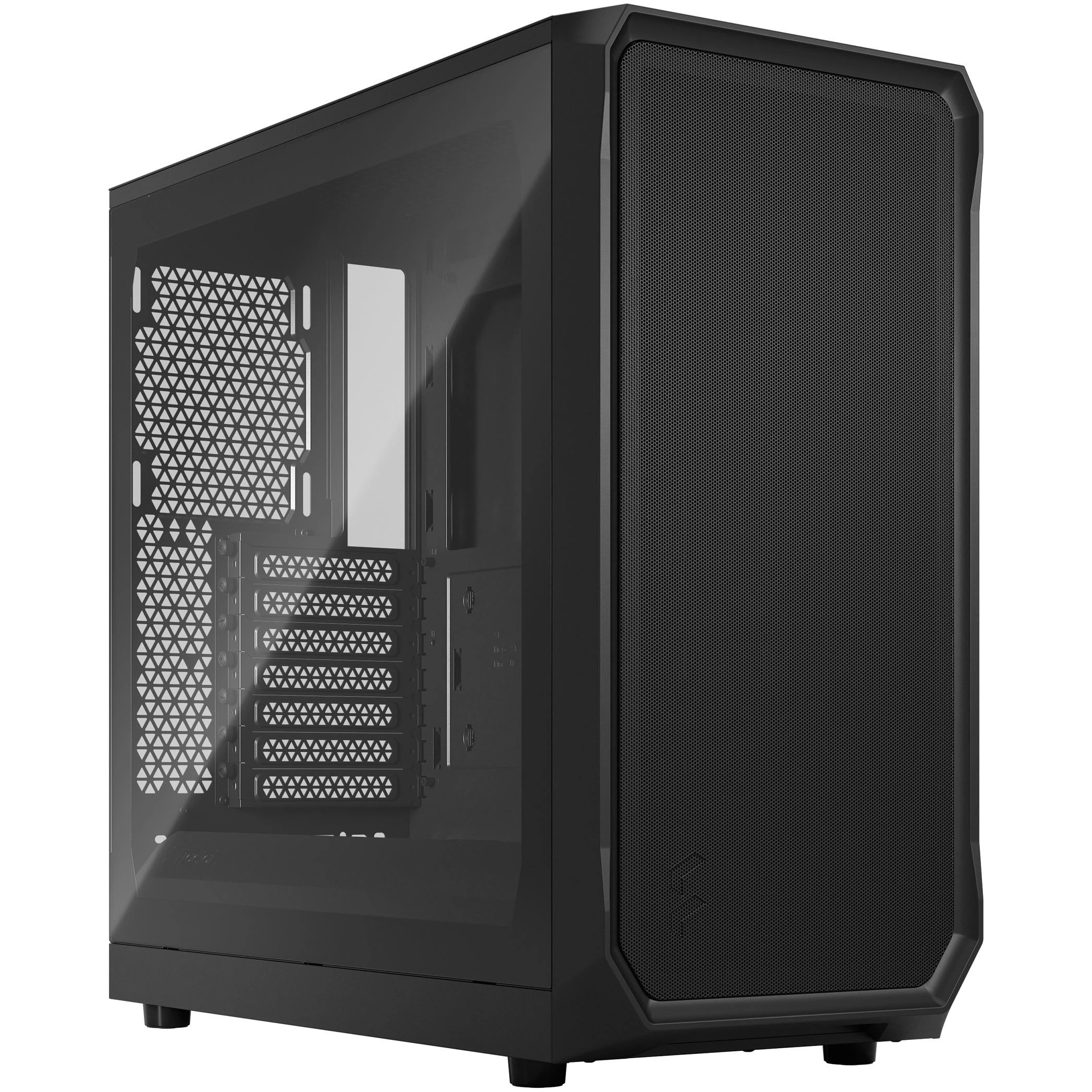 „Fractal Design“ | „Focus 2“ | Šoninis langas | Juodas TG skaidraus atspalvio | Midi bokštas | ATX