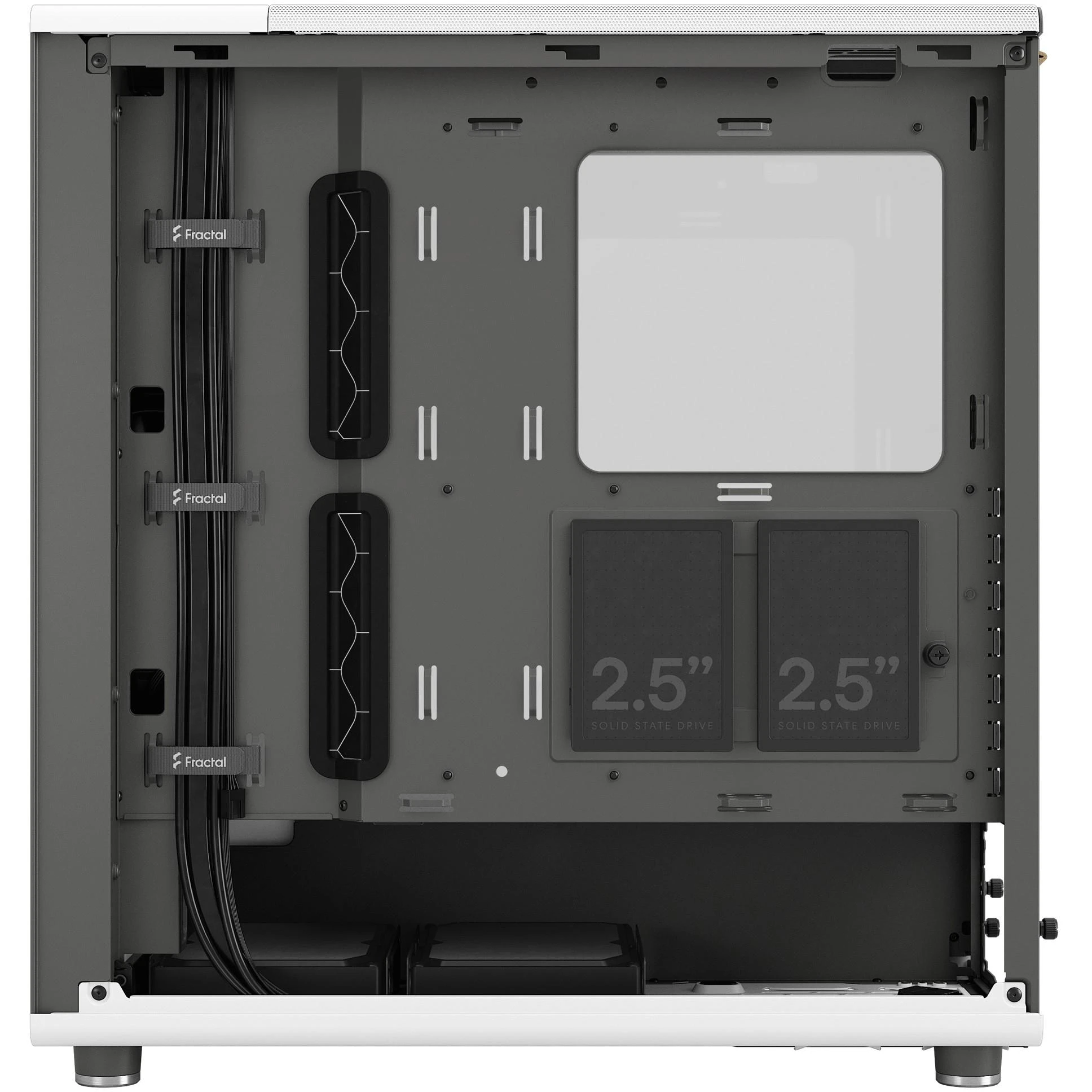 Fractal Design North (Chalk White TGC) kompiuterio korpusas