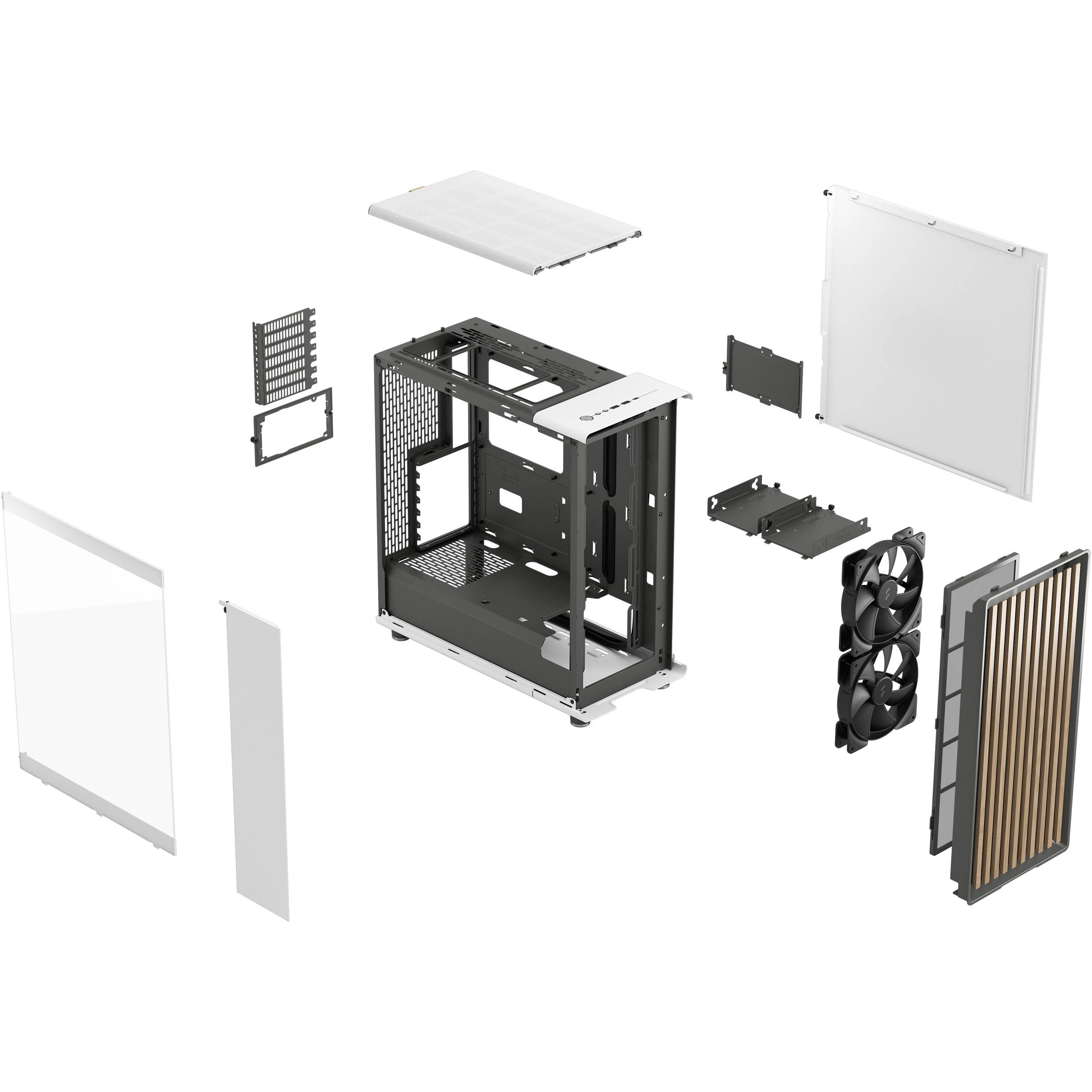 Fractal Design North (Chalk White TGC) kompiuterio korpusas