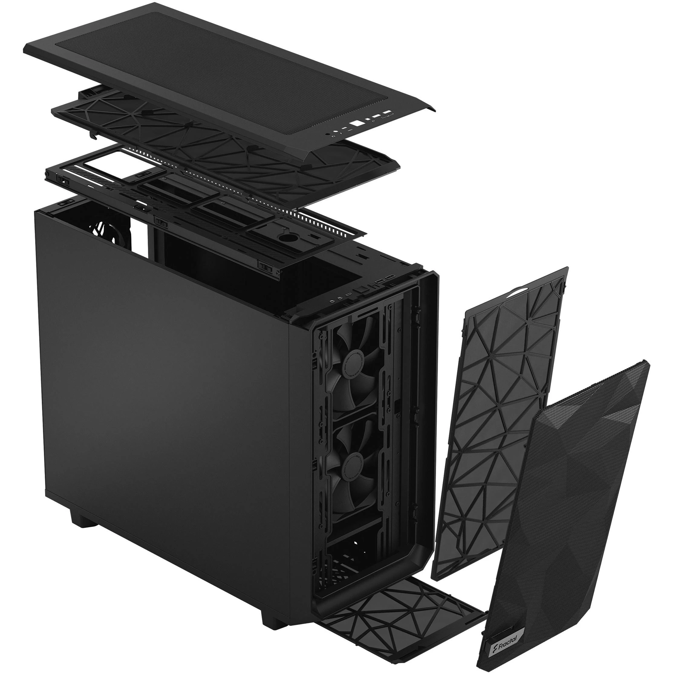 Kompiuterių korpusas  Fractal Design Meshify 2 Juodas Solid