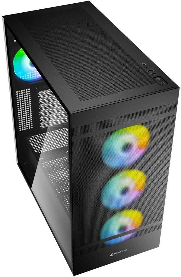 Midi Sharkoon Rebel C50 RGB Juodas