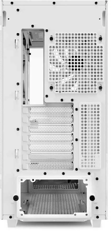 Sharkoon Rebel C60 RGB, Tower tipo korpusas - baltas, grūdintas stiklas