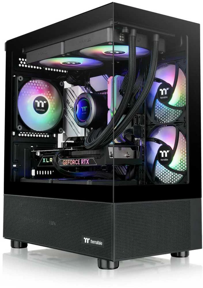 Midi Thermaltake View 170 TG ARGB Juodas