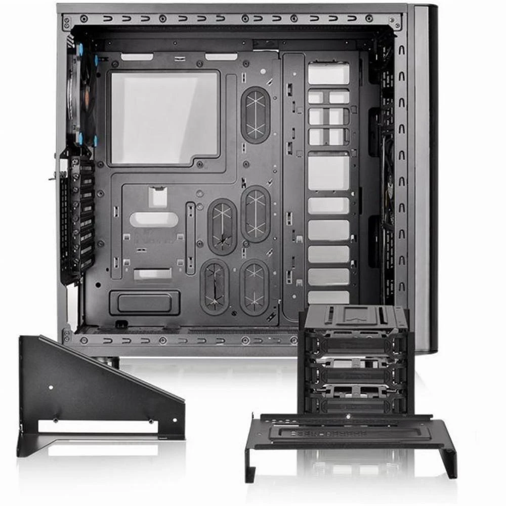 Thermaltake View 31 Tempered Glass Juodas