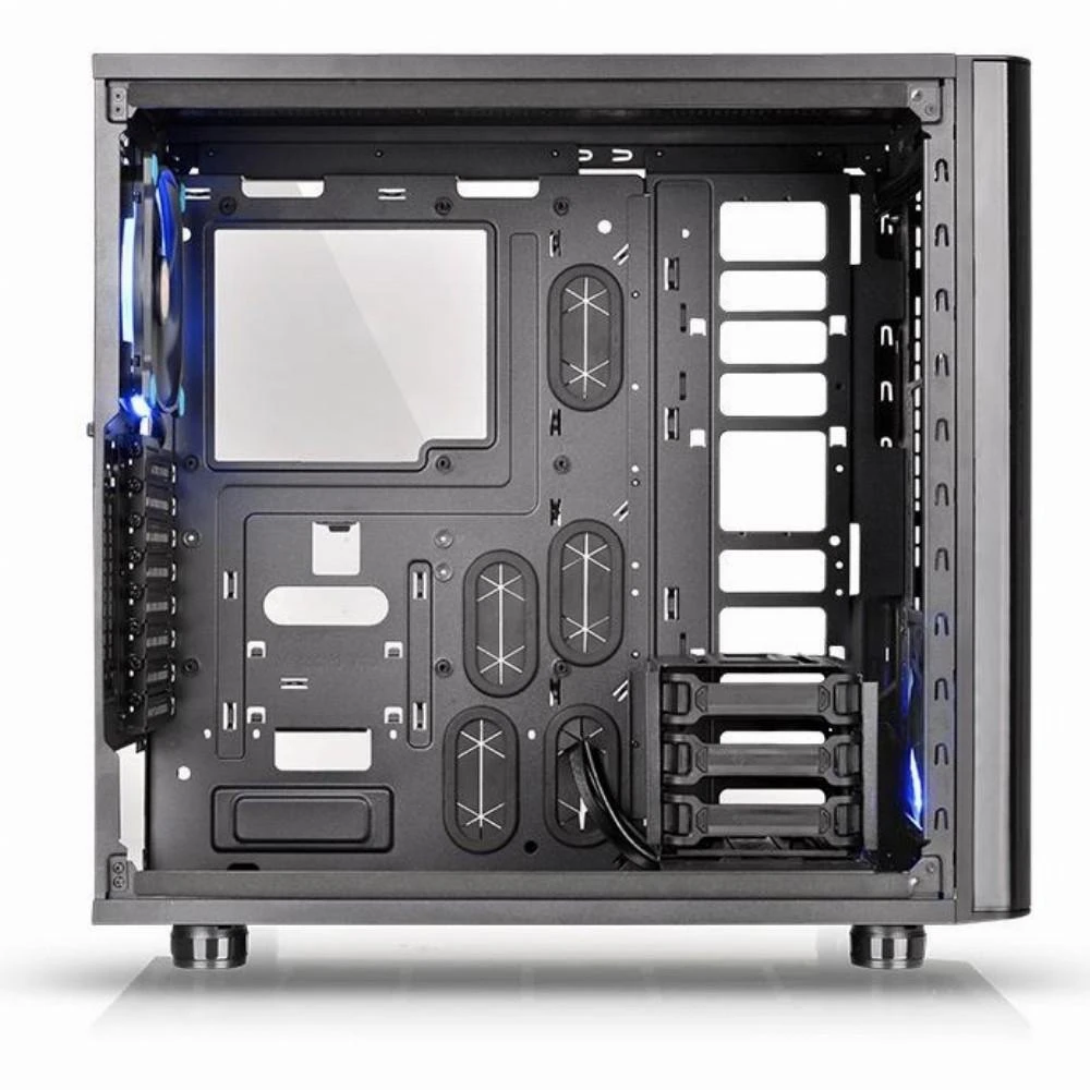 Thermaltake View 31 Tempered Glass Juodas
