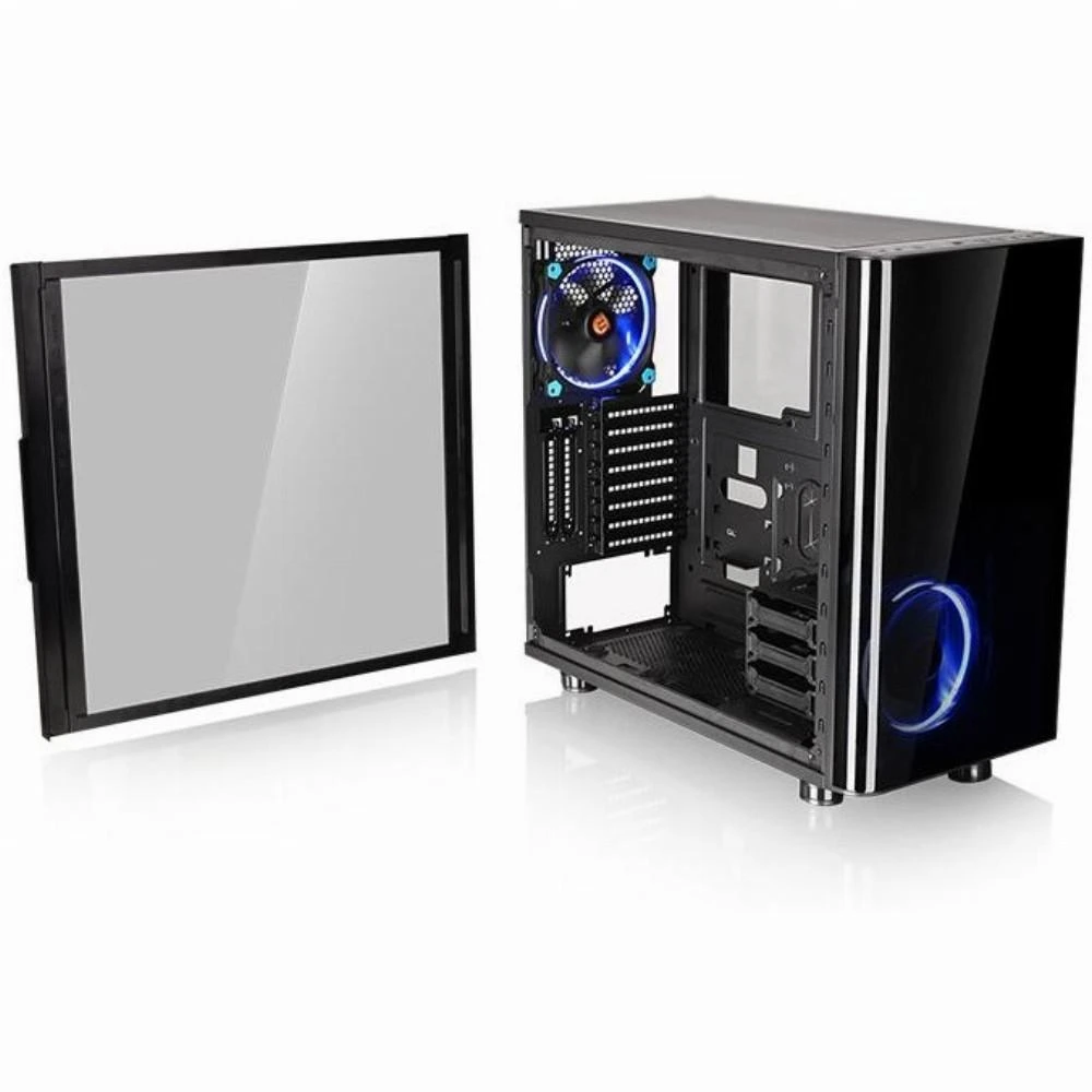 Thermaltake View 31 Tempered Glass Juodas