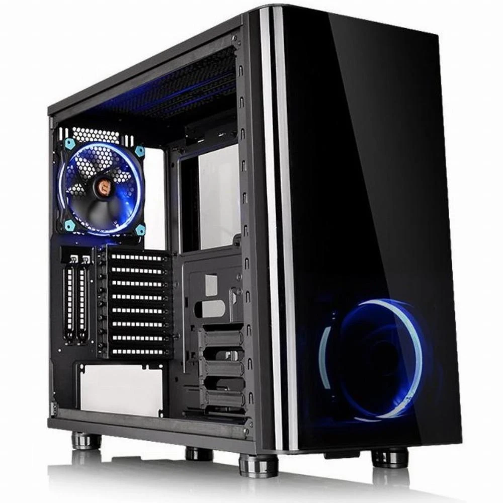Thermaltake View 31 Tempered Glass Juodas