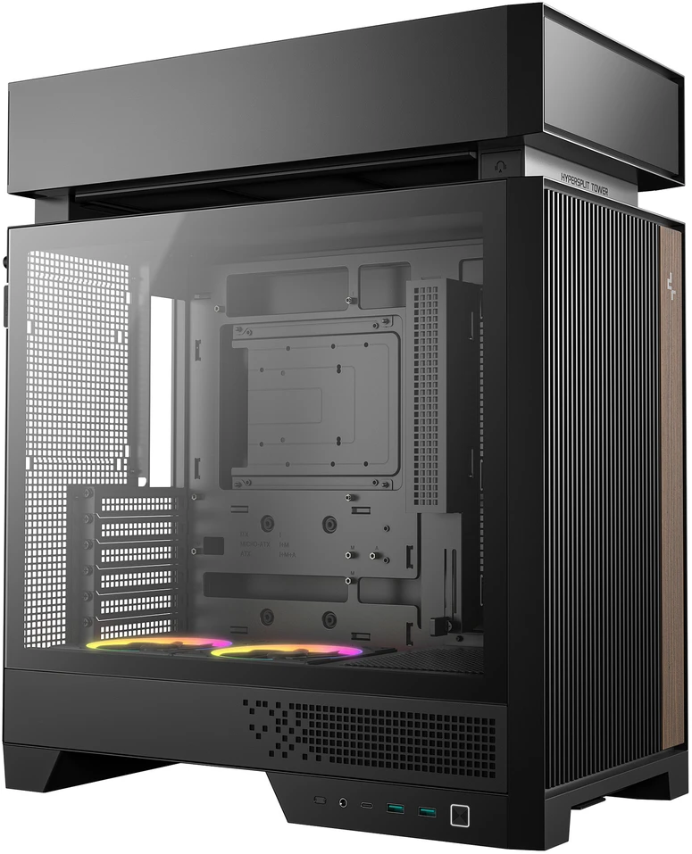 Deepcool Case | CL660 | Juodas | Mid Tower