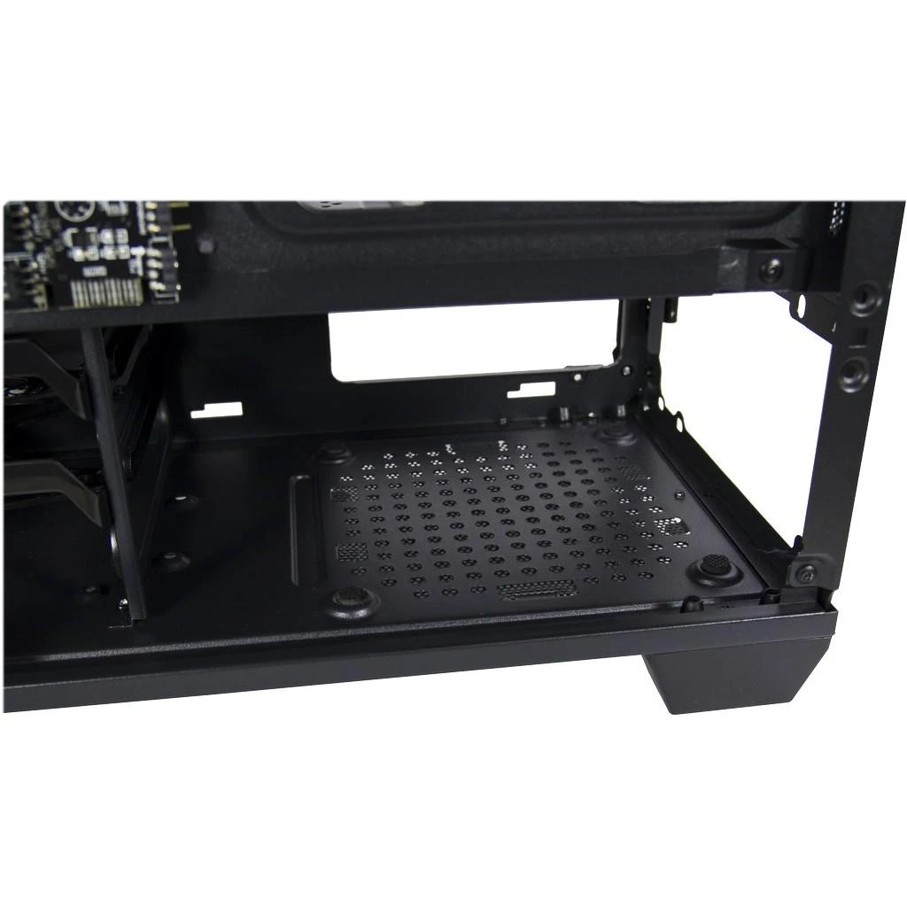 Važiuoklė INTER-TECH X-608 INFINITY MICRO, microATX, RGB, priekinis ir šoninis grūdintas stiklas, be maitinimo šaltinio