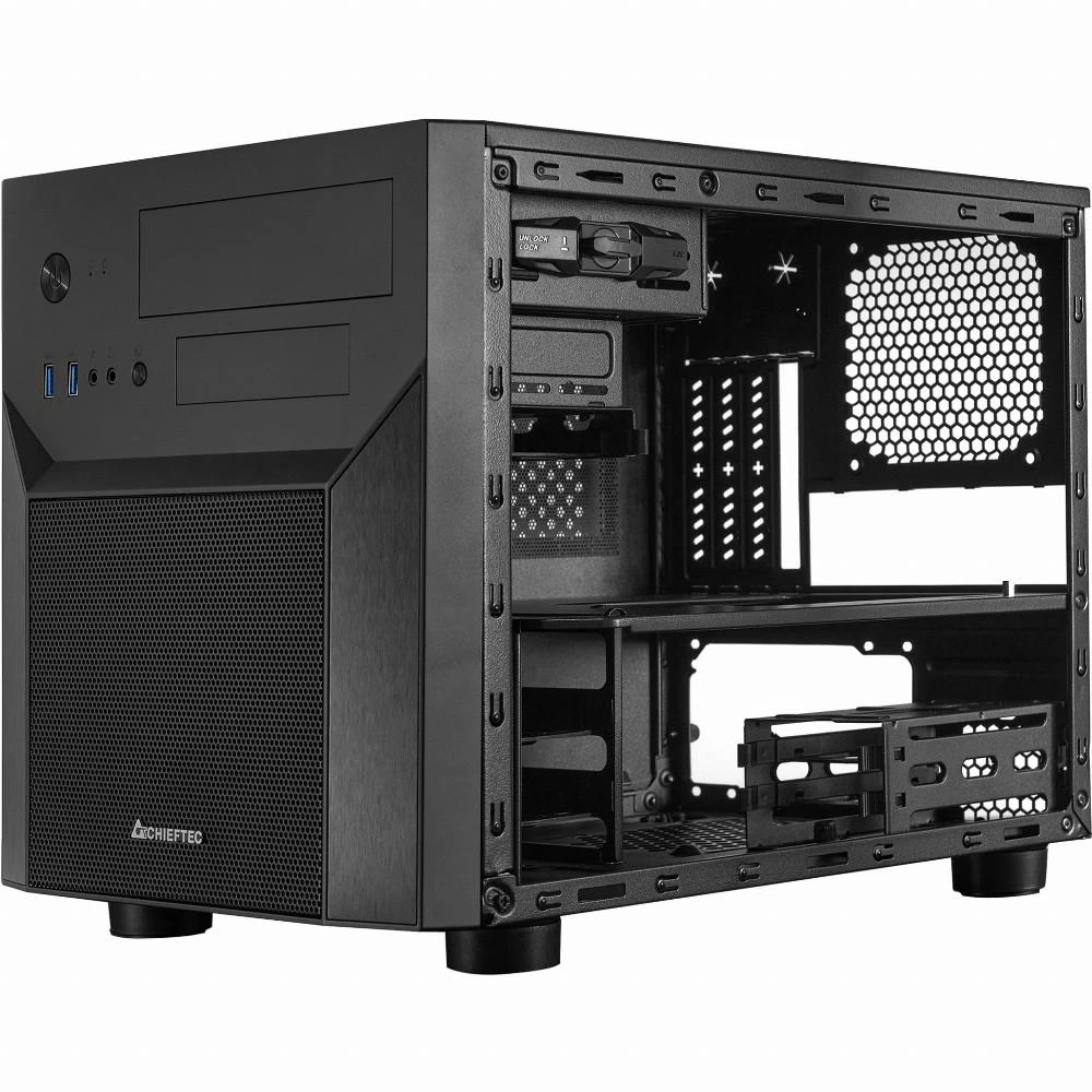 Chieftec CI-02B-OP kompiuterio dėklas Cube Juodas