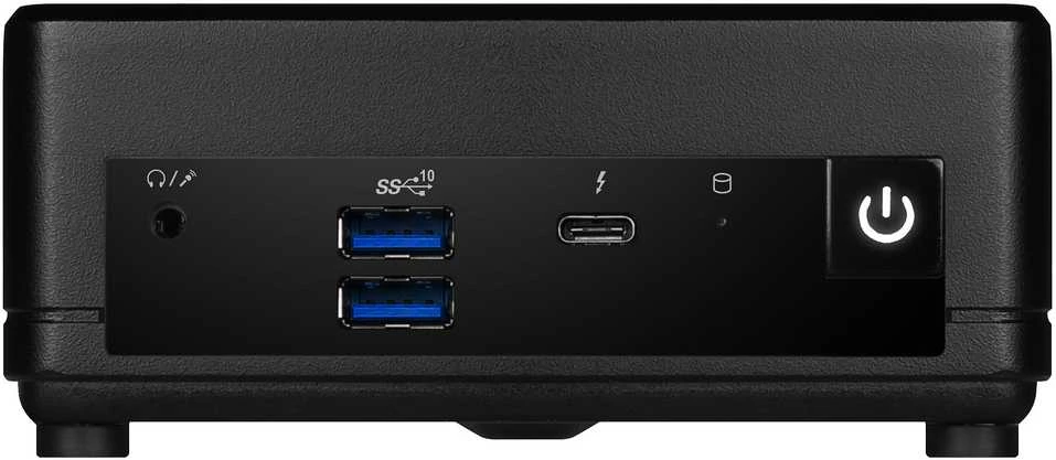 Mini desktop PC MSI Cubi 5 1M-438BEU barebone Core 5 / WiFi 6E + BT 5.3 / 1×2.5Gbps + 1x1Gbps juodos spalvos