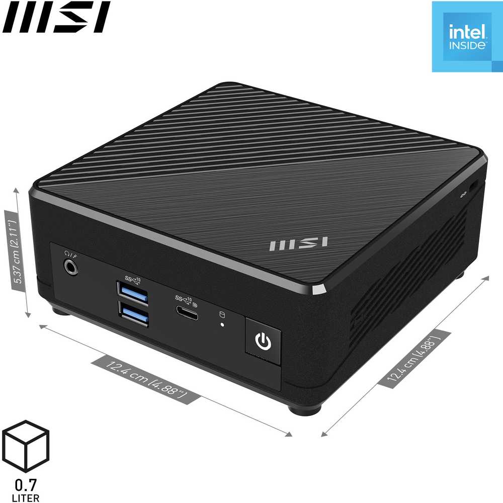 MSI Cubi N ADL N100 4GB/128GB SSD Windows 11 Pro ADL-007DE
