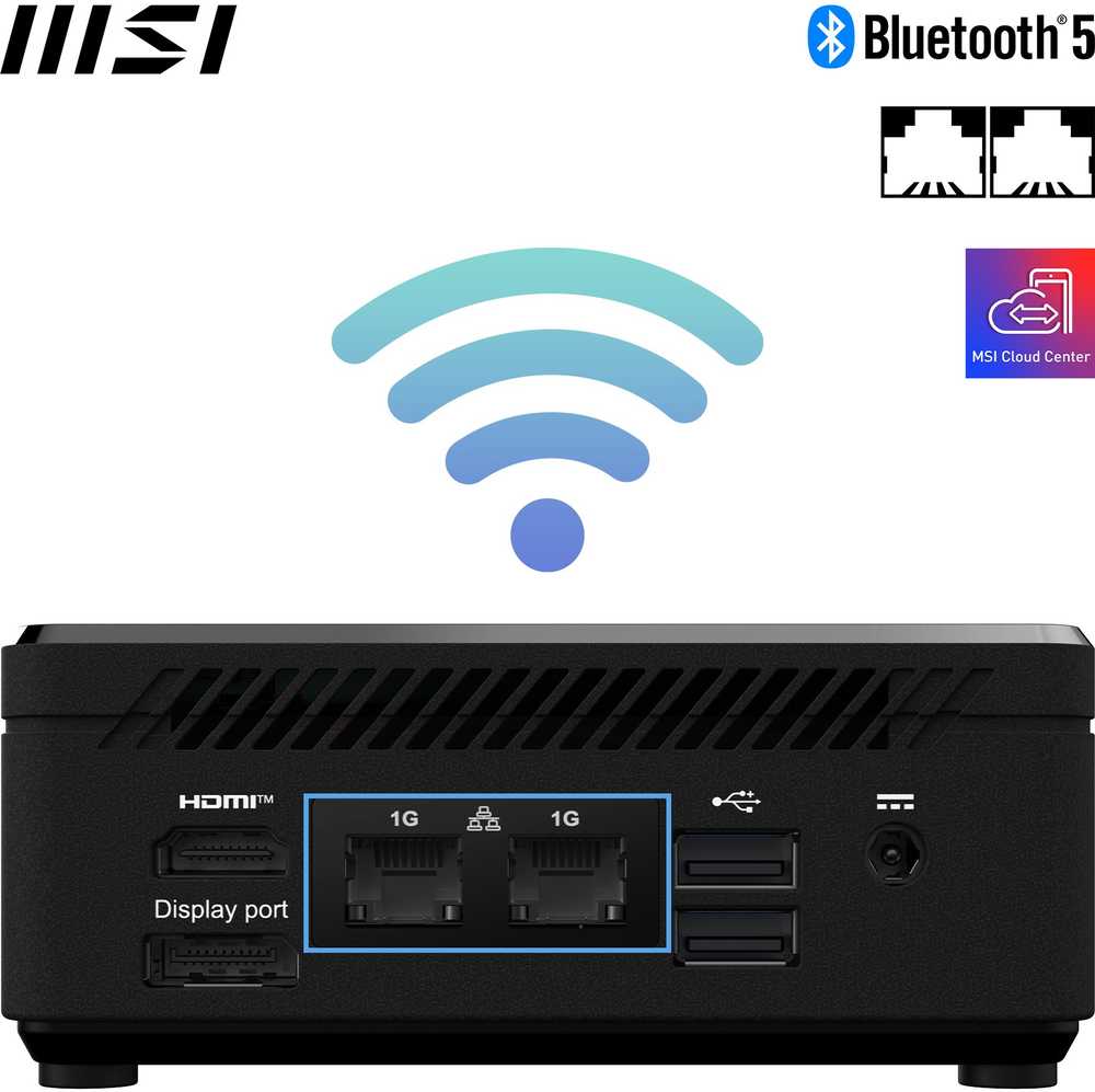 MSI Cubi N ADL N100 4GB/128GB SSD Windows 11 Pro ADL-007DE