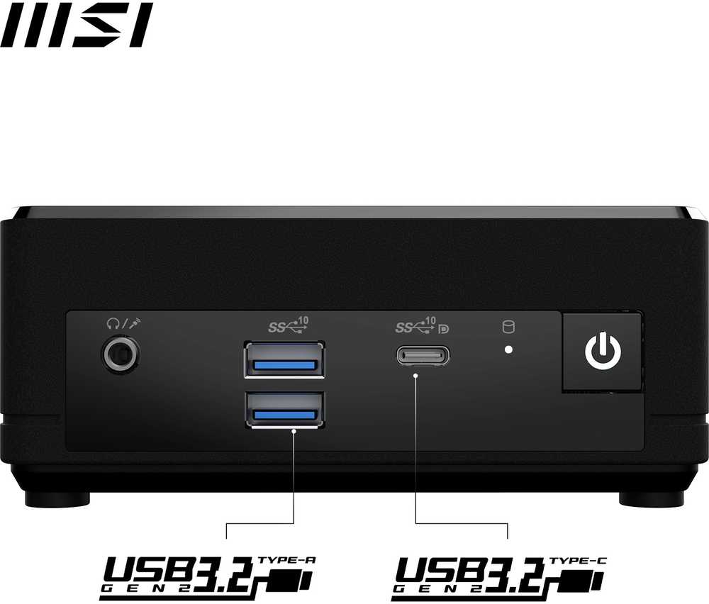 MSI Cubi N ADL N100 4GB/128GB SSD Windows 11 Pro ADL-007DE