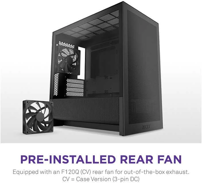 NZXT H9 H3 Flow Midi Tower Juodas