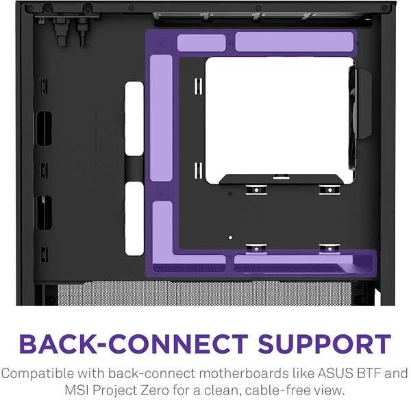 NZXT H9 H3 Flow Midi Tower Juodas
