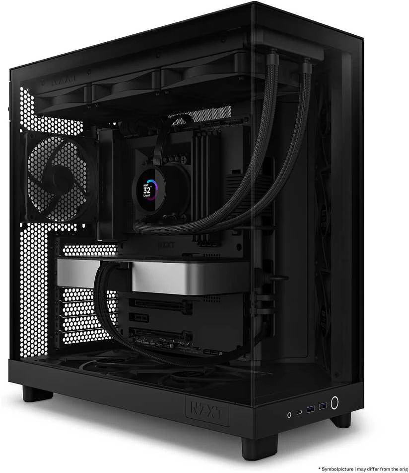 NZXT H6 Flow midi bokšto korpusas, juodas