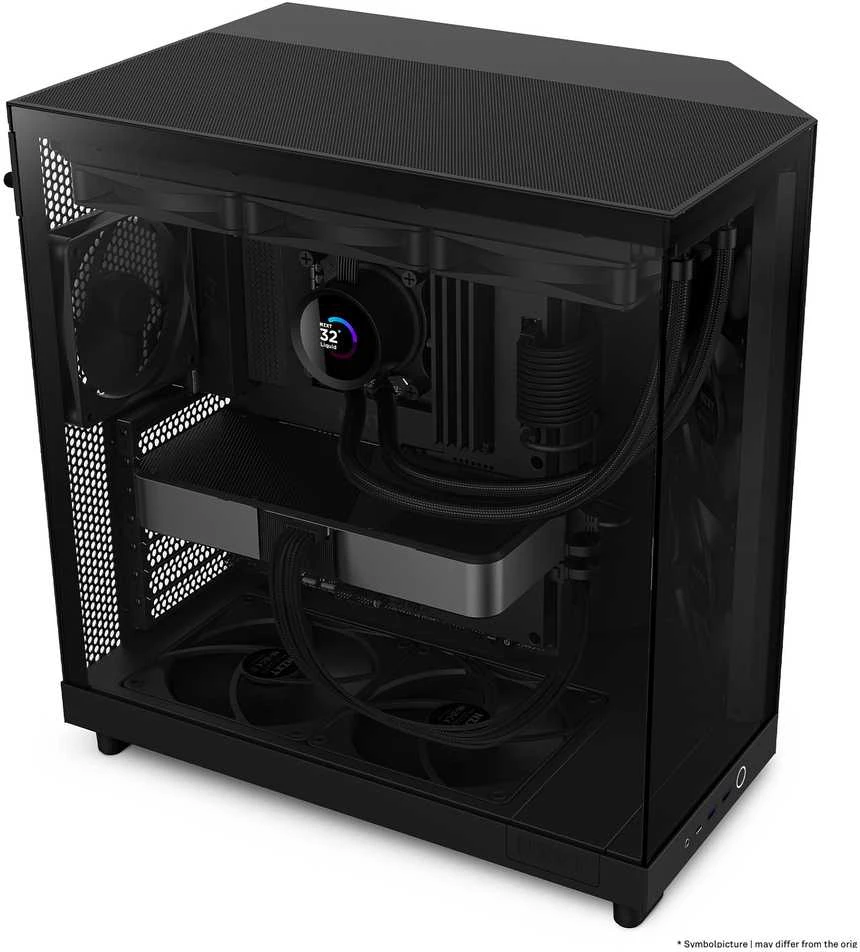 NZXT H6 Flow midi bokšto korpusas, juodas
