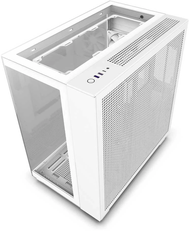 NZXT PC dėklas H9 Elite Midi bokštinis langas baltas