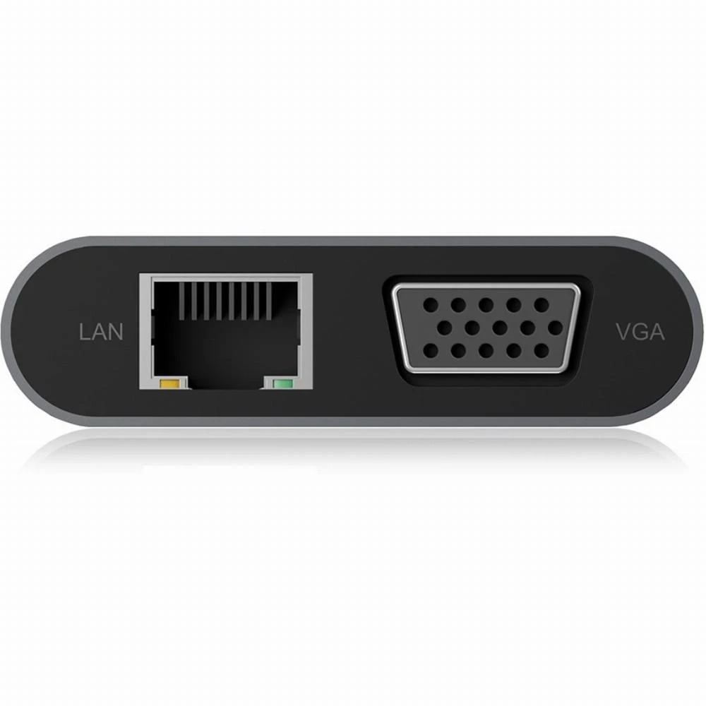Icy Box IB-DK4040-CPD USB Type-C™ prijungimo stotis su dviem vaizdo sąsajomis | Raidsonic