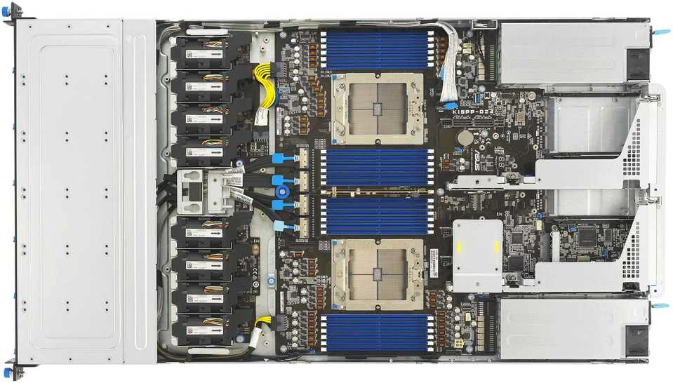 Serveris „Asus Rack“ platforma (1U) AMD RS700A-E13-RS12U